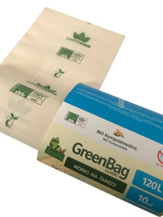 BIO WORKI NA ODPADY 120L BIODEGRADOWALNE (BIOBAGS)