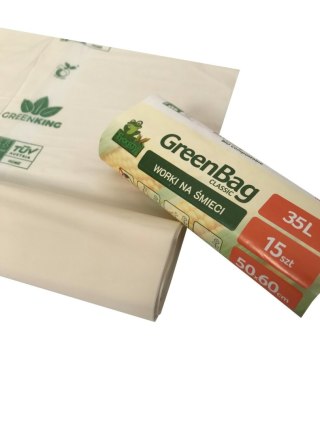 BIO WORKI NA ODPADY 35L BIODEGRADOWALNE (BIOBAGS)