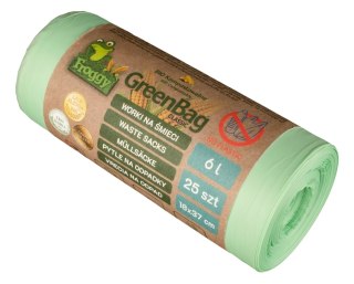 BIO WORKI NA ODPADY 6L BIODEGRADOWALNE (BIOBAGS)