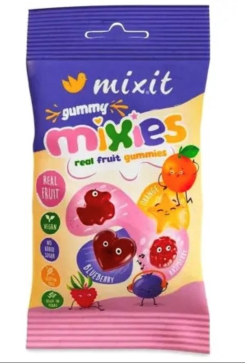 Mixit MIXIES naturalne Żelki owocowe, 35g
