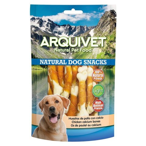 Arquivet Przysmak dla psa kostki owinięte kurczakiem 100g