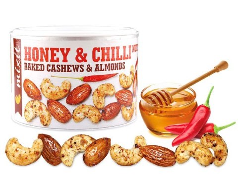 Mixit Chilli Mix Nuts - Pieczone orzechy z miodem