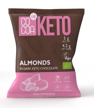 Migdały w czekoladzie Keto bio, 70g Cocoa