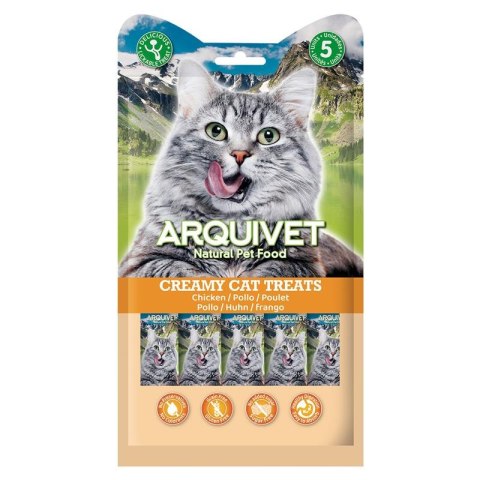 [Zestaw] ARQUIVET Kremowa przekąska z kurczaka 12 x 5X14 g