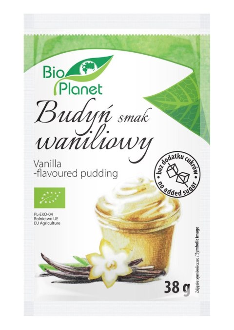 Budyń waniliowy BIO 38g, Bio Planet