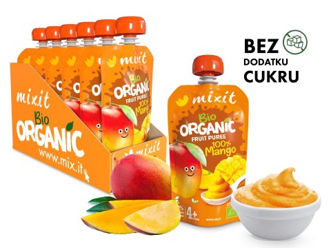 Mixit BIO owocowy mus Mixit - 100% Mango