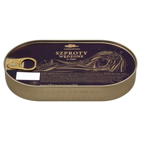 Amberfish szproty wędzone w oleju 170 g
