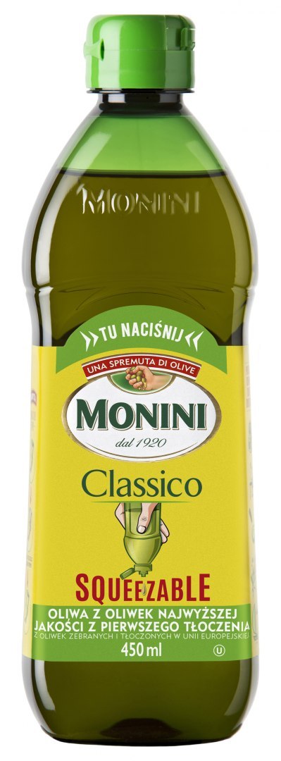 Monini Classico Oliwa Extra Virgin 450ml PET Squeeze