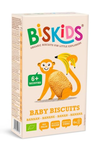Biskids ciasteczka z bananem Bio, 120g