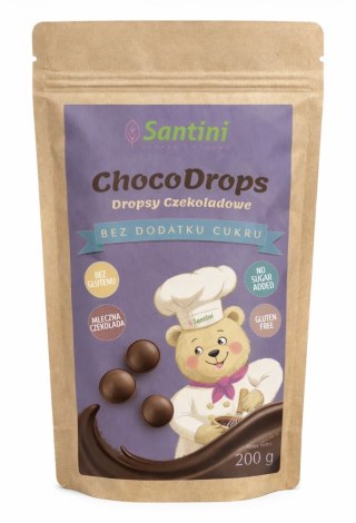 Chocodropsy z mlecznej czekolady Santini, 200g