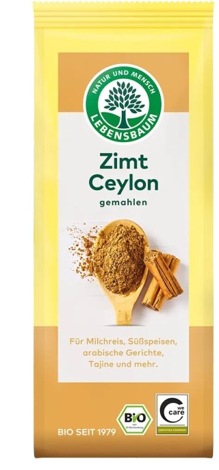 Cynamon cejloński mielony bio 50g, Lebensbaum