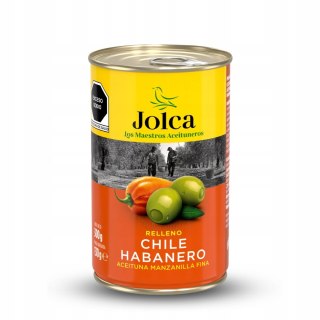 JOLCA Oliwki zielone z papryką habanero 300 g - pikantny smak Hiszpanii