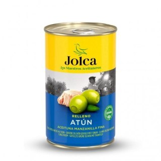 JOLCA Oliwki zielone z tuńczykiem 300 g - naturalne oliwki z Hiszpanii