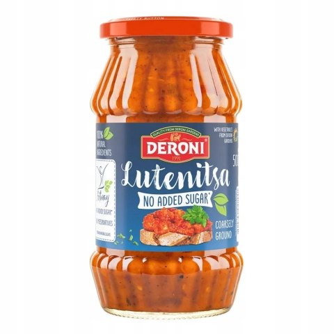 Lutenica bez cukru grubo zmielona naturalna 100% warzyw Fitway 250g Deroni