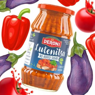 Lutenica bez cukru grubo zmielona naturalna 100% warzyw Fitway 250g Deroni