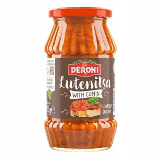 Lutenica z kuminem grubo zmielona bez konserwantów naturalna 250g Deroni
