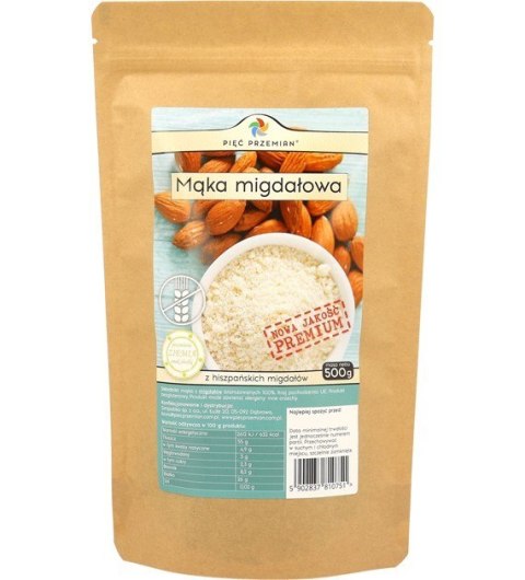 Mąka migdałowa premium bezglutenowa 500 g
