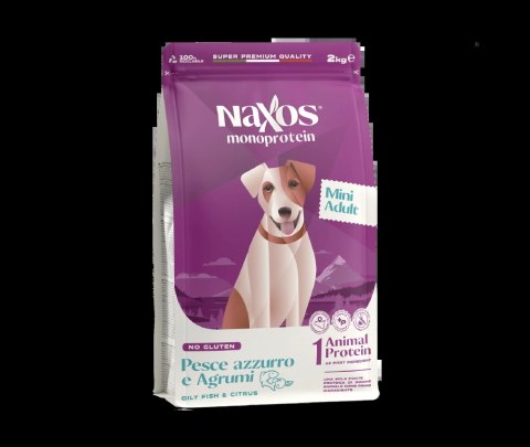 Naxos Adult Mini ryba z cytrusami dla psów dorosłych 2kg