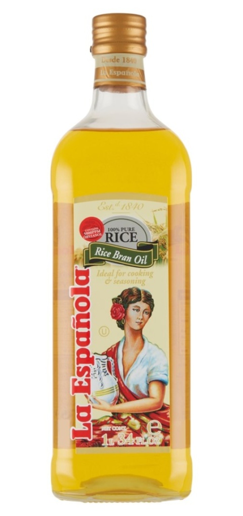 Olej ryżowy 1 l La Española do smażenia naturalny