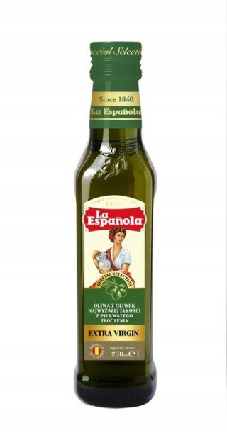 OLIWA Z OLIWEK EXTRA VIRGIN 250 ML LA ESPANOLA HISZPANIA TŁOCZONA NA ZIMNO