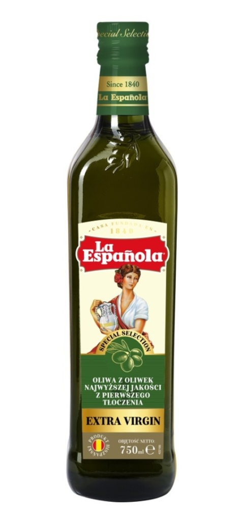 Oliwa z oliwek extra virgin 750 ml La Española Hiszpania tłoczona na zimno