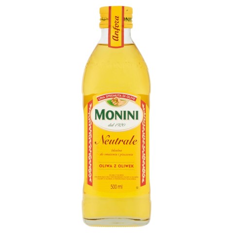 OLIWA Z OLIWEK MONINI NEUTRALE 500ML EXTRA VIRGIN TŁOCZONA NA ZIMNO WŁOCHY