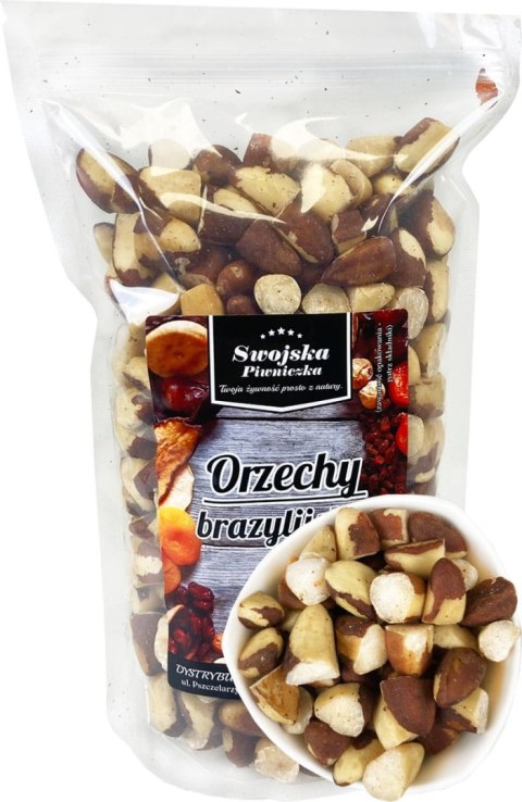 ORZECHY BRAZYLIJSKIE KAWAŁEK 500g SWOJSKA PIWNICZKA