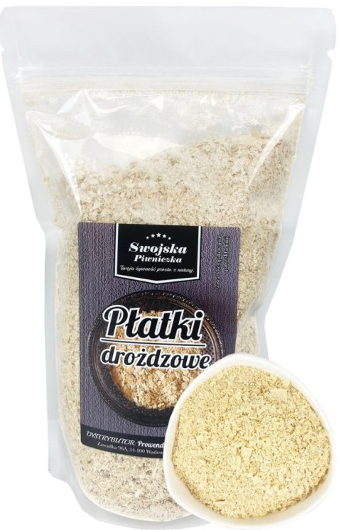 PŁATKI DROŻDŻOWE FRANCUSKIE 500g Drożdże Nieaktywne Swojska Piwniczka