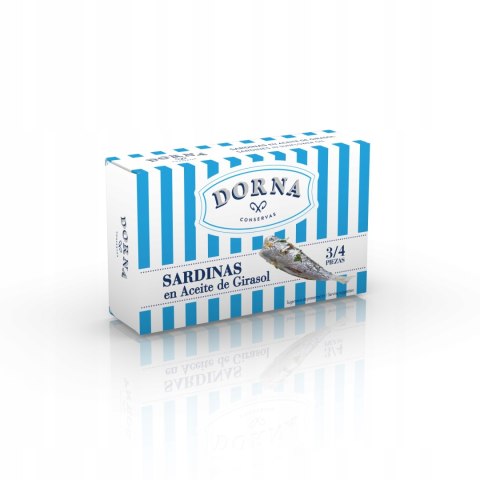 SARDYNKI W OLEJU SŁONECZNIKOWYM 120G DORNA