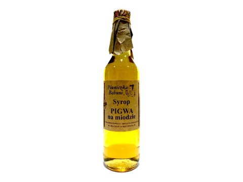 SYROP PIGWA NA MIODZIE 500ML PIWNICZKA BABUNI