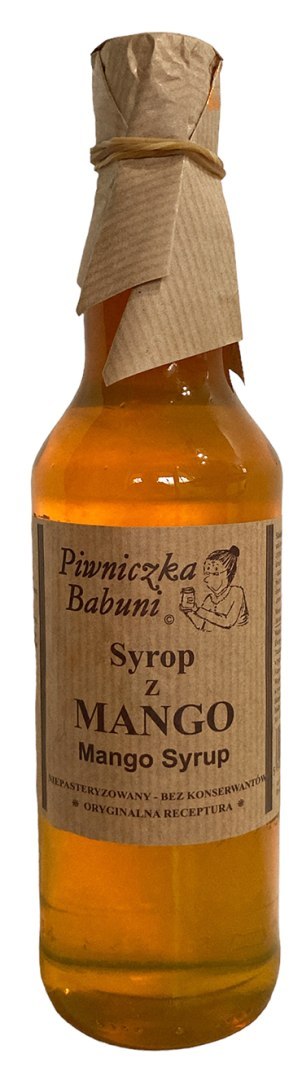 SYROP Z MANGO 500ML PIWNICZKA BABUNI