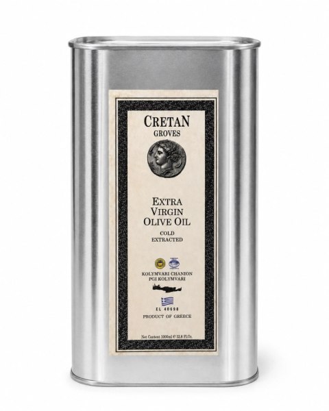 GRECKA OLIWA Z OLIWEK EXTRA VIRGIN KORONEIKI 1L (PUSZKA)