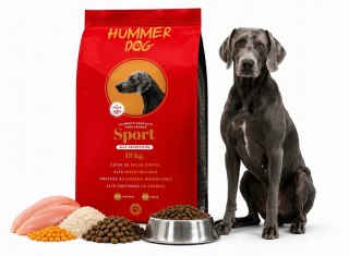 HUMMER DOG SPORT 18 KG 32% BIAŁKA KARMA DLA PSÓW AKTYWNYCH PREMIUM