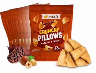 Mixit Chrupiące poduszki - Orzech lask & kakao,30g