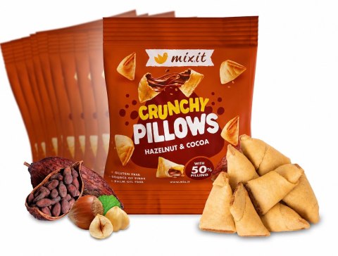 Mixit Chrupiące poduszki - Orzech lask & kakao,30g