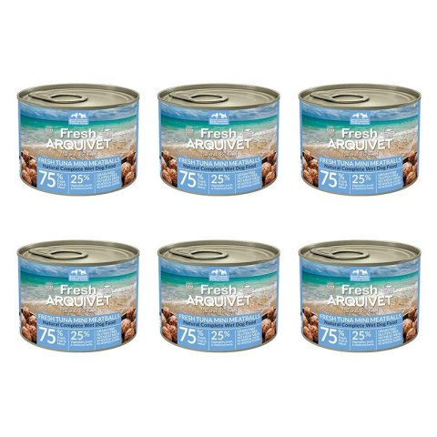 [Zestaw] Arquivet Fresh MINI klopsiki z tuńczykiem, dynią i szpinakiem 6x200g