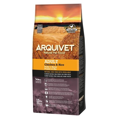 Arquivet Adult Kurczak z ryżem od 10 msc.12 kg