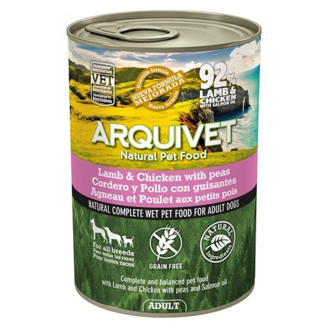 Arquivet mokra karma dla psa z jagnięciną i kurczakiem 400 g