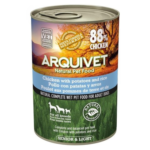 Arquivet mokra karma dla psów Senior & Light 400 g