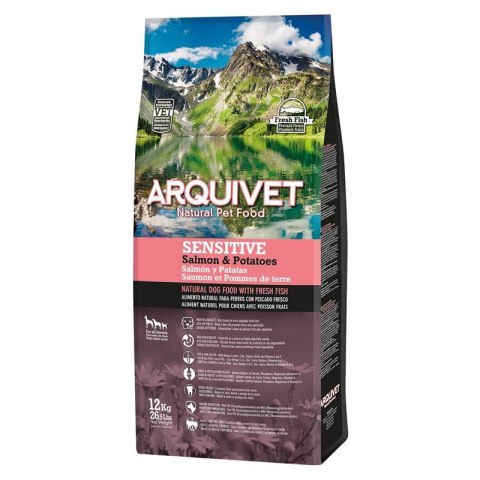 Arquivet Sensitive łosoś z ziemniakami 12 kg