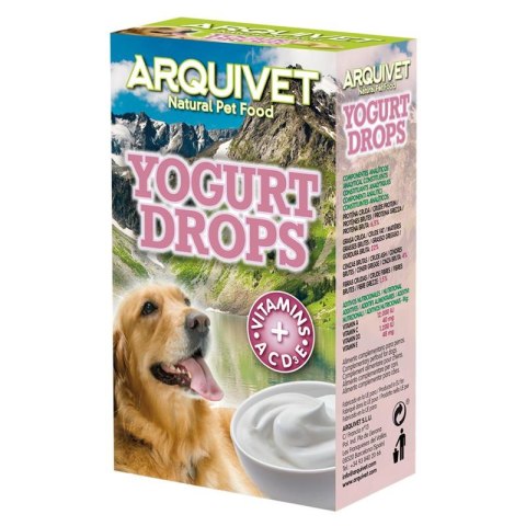 Arquivet Dropsy jogurtowe dla psa 65g