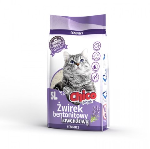 Chico Żwirek bentonitowy Compact Lawenda 10l