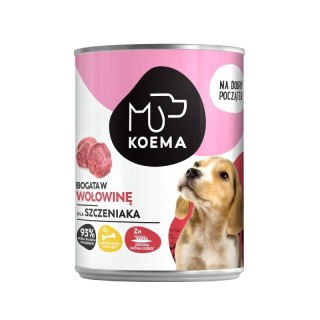 KOEMA JUNIOR karma mokra 90% mięsa, wołowina 400 g