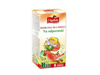 HERBATKA DLA DZIECI - DZIKA RÓŻA I ROKITNIK PO 9 MIESIĄCU BIO (20 X 1,5 G) 30 G - APOTHEKE