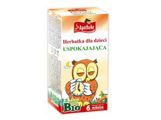 HERBATKA DLA DZIECI - MELISA, MIĘTA I RUMIANEK PO 6 MIESIĄCU BIO (20 X 1,5 G) 30 G - APOTHEKE