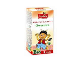HERBATKA DLA DZIECI - OWOCOWA PO 9 MIESIĄCU BIO (20 X 2 G) 40 G - APOTHEKE