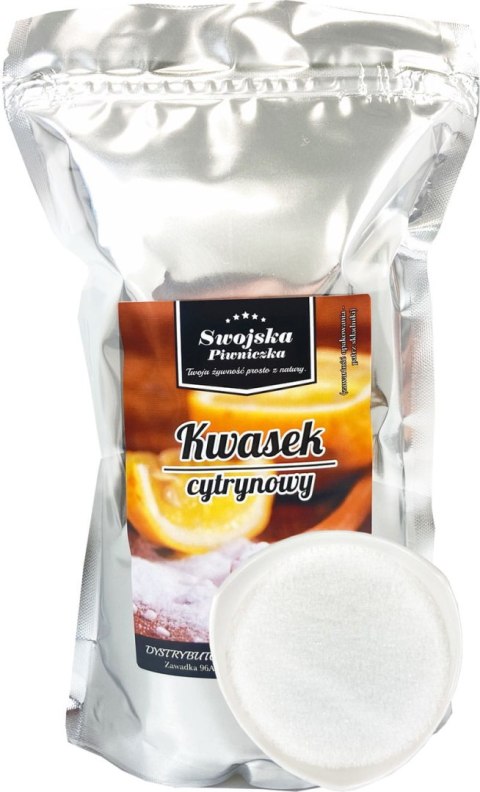 Kwas Cytrynowy Kwasek Spożywczy 1 kg Swojska Piwniczka