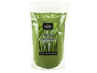MŁODY JĘCZMIEŃ ZIELONY PROSZEK POLSKI 500G SWOJSKA PIWNICZKA