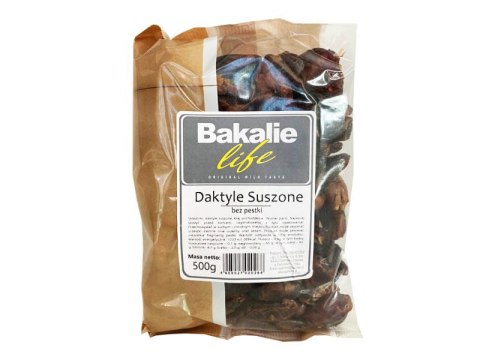 DAKTYLE SUSZONE BEZ PESTEK 500G BAKALIE LIFE