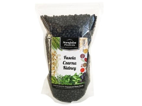 Fasola Kidney Czarna 1 kg Swojska Piwniczka